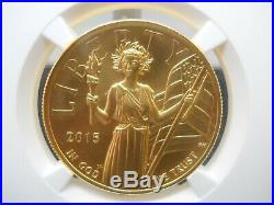 2015-W $100 American Liberty High Relief Gold. 9999 NGC Certified MS70 FREE S/H