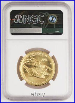 2015 W 1 Oz GOLD $100 American Liberty High Relief BU Coin NGC MS70 FLAG Label