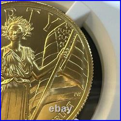 2015 W 1 Oz GOLD $100 American Liberty High Relief Coin NGC MS70 Early Releases