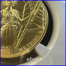 2015 W 1 Oz GOLD $100 American Liberty High Relief Coin NGC MS70 Early Releases