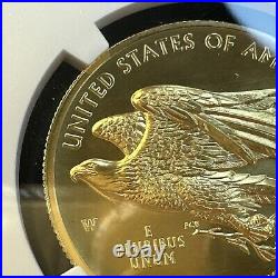 2015 W 1 Oz GOLD $100 American Liberty High Relief Coin NGC MS70 Early Releases