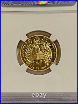 2015 W $5 U. S. Marshals Services Commemorative PF 70 Ultra Cameo Gold Coin NGC