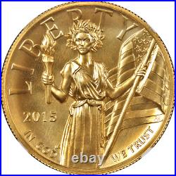 2015-W American Liberty Series Gold $100 NGC MS70 High Relief STOCK