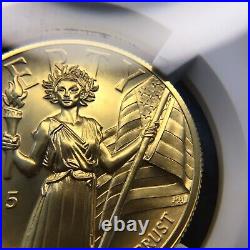 2015-W American Liberty Series High Relief Gold $100.9999 MS 70 NGC