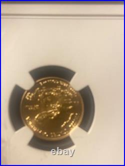2016 $5 Gold 1/10 oz American Eagle NGC MS70 30th Anniversary Label