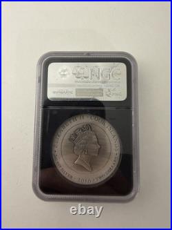 2016 Cook Islands ZEUS NGC GEM UNCIRCULATED 2oz Gods of Olympus 1,000 Minted