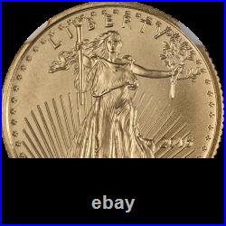 2016 Gold American Eagle $5 NGC MS70 30th Anniv Eagle Label STOCK