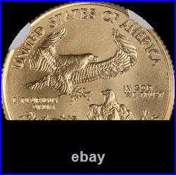 2016 Gold American Eagle $5 NGC MS70 30th Anniv Eagle Label STOCK