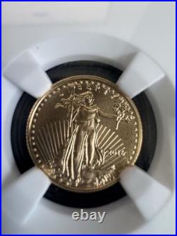 2016 Gold American Eagle $5 NGC MS70 30th Anniversary Eagle Label