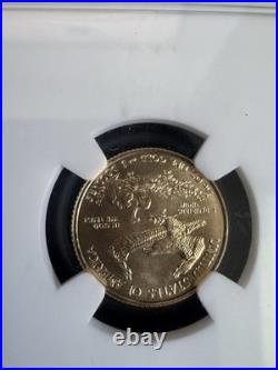 2016 Gold American Eagle $5 NGC MS70 30th Anniversary Eagle Label