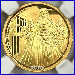2016 Niue Star Wars DARTH VADER 1/4oz. 9999 Gold Coin G$25- NGC PF69 ULTRA CAMEO