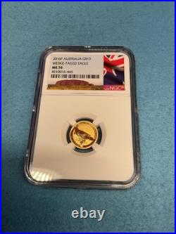 2016-P Australia G$15.999 Gold Wedge-Tailed Eagle NGC MS70 PERFECTION