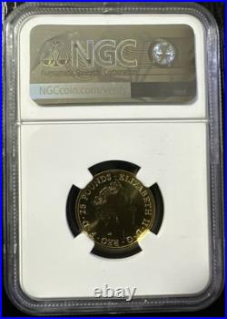 2016 The Queen's Beast Lion 25 Pounds MS70 By NGC (1/4 Ounce Gold)