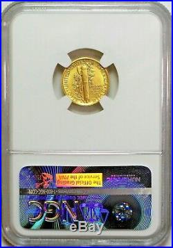 2016 W 10C Gold Mercury Dime 100th Anniversary NGC SP70 Early Releases