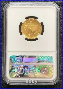 2016 W 25C 24K Gold 1/4oz Standing Liberty NGC Early Releases SP69