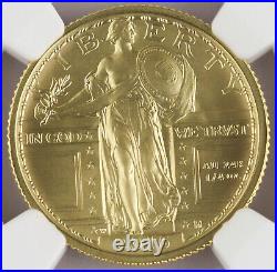 2016 W CENTENNIAL 1/4 Oz Gold Burnished Standing Liberty 25 Cent Coin NGC SP70