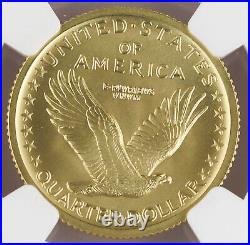 2016 W CENTENNIAL 1/4 Oz Gold Burnished Standing Liberty 25 Cent Coin NGC SP70