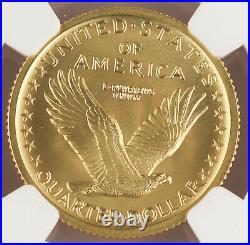 2016 W CENTENNIAL 1/4 Oz Gold Burnished Standing Liberty 25 Cent Coin NGC SP70