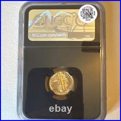 2016 W Gold 10C 1/10th oz NGC Mercury Dime Vaultbox Series 2