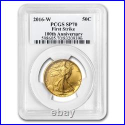 2016-W Gold Walking Liberty Half SP-70 NGC/PCGS (Mixed Labels)