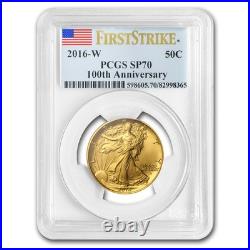 2016-W Gold Walking Liberty Half SP-70 NGC/PCGS (Mixed Labels)
