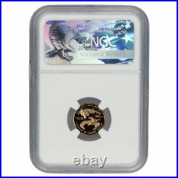 2017W 1/10 Oz American Gold Eagle $5 FDOI Mercanti Signature NGC PF 70 UCAM