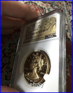 2017 Gold American Liberty 225th Anniversary G$100 NGC PF70 UC First Day