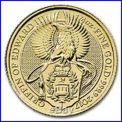 2017 Great Britain 1/4 oz Gold Queen's Beasts The Griffin SKU #104274