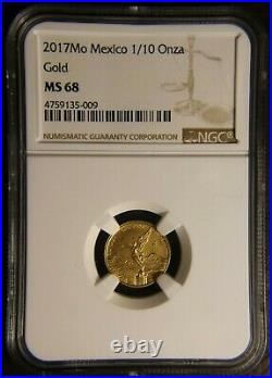 2017 Mexico 1/10 oz Gold Libertad, Rare! Only 300 Minted