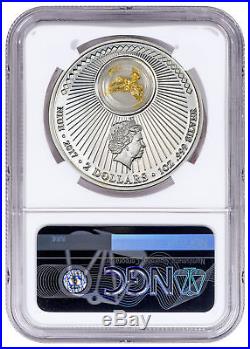 2017 Niue Colorado Gold Rush 1 oz Silver Proof $5 Coin NGC PF70 UC ER SKU50788