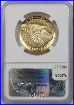 2017-W $100 Gold 1oz Proof NGC PF70 UC US Mint 225th Anniv. High Relief NG2176 c