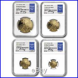 2017-W 4-Coin Proof Gold American Eagle Set PF-70 NGC SKU#159060