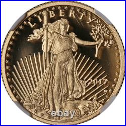 2017-W Gold American Eagle $10 NGC PF70 Ultra Cameo Moy Signed STOCK
