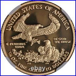 2017-W Gold American Eagle $10 NGC PF70 Ultra Cameo Moy Signed STOCK