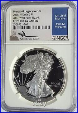 2018W ASE NGC PF70 UC MERCANTI Legacy Series 2021 W. Pt HOARD SHIPS FREE