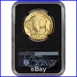 2018 American Gold Buffalo (1 oz) $50 NGC MS70 First Day of Issue 1st Black