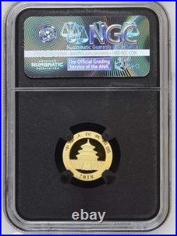 2018 China G50Y First Day Of Issue MS70 Panda One Of First 500 Signed By Cheng C