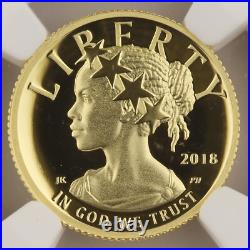 2018 W 1/10 Oz Gold American Liberty High Relief Proof $10 Coin NGC PF70 UCAM