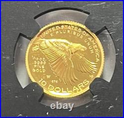2018 W 1/10 oz Gold American Liberty proof PF 69 UCAM John Mercanti signd