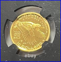 2018 W 1/10 oz Gold American Liberty proof PF 69 UCAM John Mercanti signd