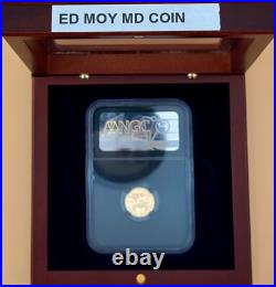 2018-W $5 American Gold Eagle NGC PF 70 FDI SIGNED BY ED MOY