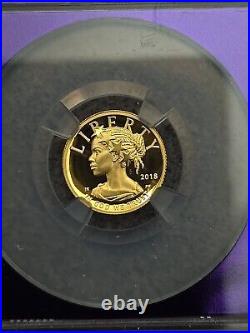 2018 W G$10 High Relief. 9999 Fine PF 70 Ultra Cameo NGC