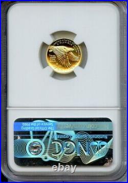 2018 W Gold $10 High Relief 1/10 Oz. 9999 NGC PF70 Ultra Cameo Red Book Label