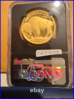 2018 W Gold Buffalo NGC PF70 Proof FIRST DAY of ISSUE FDOI Mercanti signature