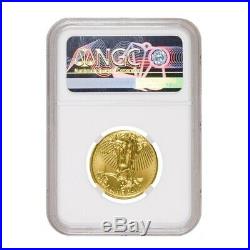 2019 1/4 oz $10 Gold American Eagle NGC MS 69 Mint Error (Rev Struck Thru)