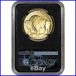 2019 American Gold Buffalo 1 oz $50 NGC MS70 First Day of Issue 1st Label Black