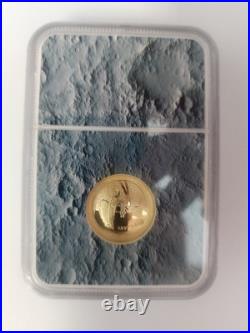 2019 Apollo 11 50th Anniversary $5 Gold Coin Early Release NGC PF 70 Ultra Cameo