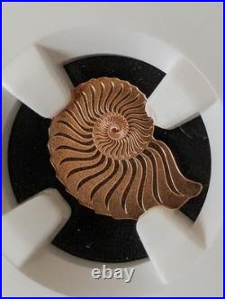 2019 Mongolia AMMONITE 1000 Togrog 0.5g 750 Rose Gold? LIMITED MINTAGE