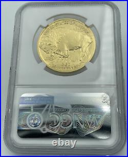 2019 NGC MS70 First Day Of Issue Edmund C Moy Label $50 Gold Buffalo