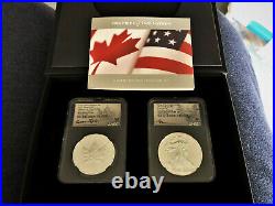 2019 PRIDE of TWO NATIONS(CAN. SET), NGC MOD PF70 & NGC ENH REV PF70, SIGNED